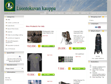 Tablet Screenshot of kauppa.luontokuva.org